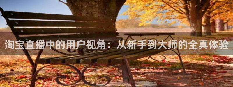 蓝鲸体育免费观看：淘宝直播中的用户视角：从新手到大师的全真体验