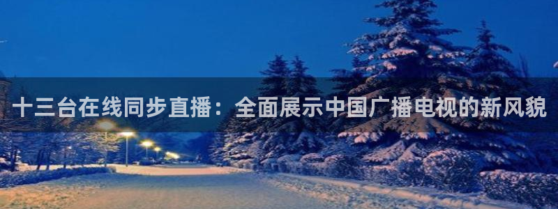 蓝鲸鱼直播：十三台在线同步直播：全面展示中国广播电视的新风貌
